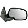 thumbnail image 3 of TRQ Gloss Black Manual Mirror Pair Set for Chevy Yukon Silverado Pickup Truck MRA09146 Fits select: 1999-2007 CHEVROLET SILVERADO, 2000-2005 CHEVROLET TAHOE, 3 of 5