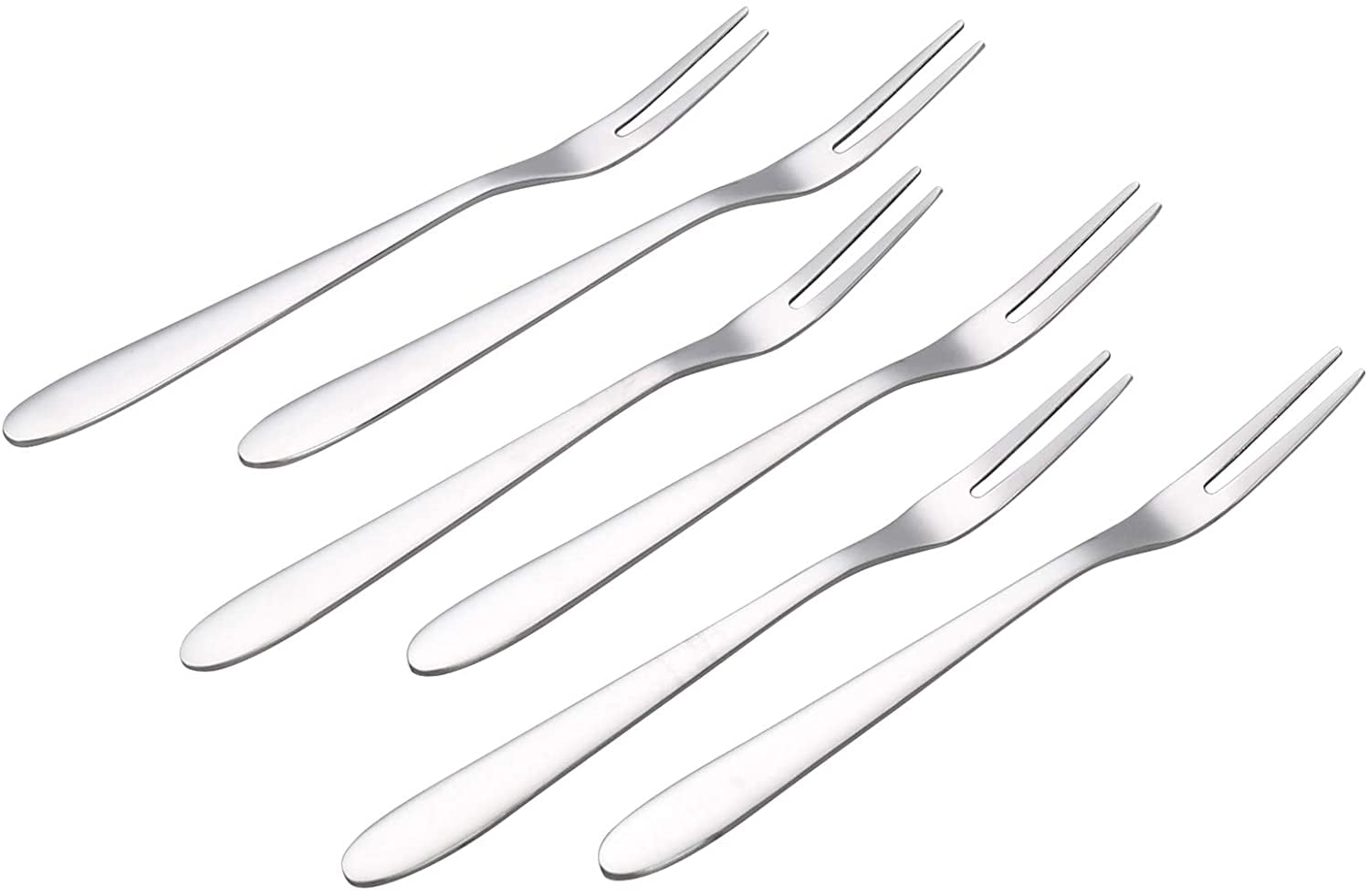 6 PIECES SMALL STEEL FORK 14CM IN LENGTH 