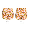 thumbnail image 5 of Lsque Hot Dog In Heart Printed Women's Running Shorts with Liner Pockets,Elastic Quick Dry Workout Athletic Gym Yoga Shorts,Womens High Waist Shorts-Medium, 5 of 9