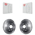 thumbnail image 1 of CMX Rear Disc Brake Rotors Pair for Car Toyota RAV4 Lexus HS250h K8-100845, 1 of 8