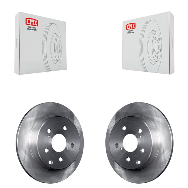 CMX Rear Disc Brake Rotors Pair for Car Toyota RAV4 Lexus HS250h K8-100845