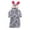 Grey, variant on Otqutp Bathrobes for Toddler Kids Baby Boys Girls Cartoon Hooded Warm Flannel Night-Robe Sleepwear Pajamas for 1 to 8 Years