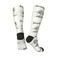thumbnail image 4 of Fotbe Summer Vacation Scene With Camping Van print Women's Men's Novelty Crew Socks Cotton Socks Knee High Socks for Walking,Running,Nurses,Pregnancy, 4 of 9