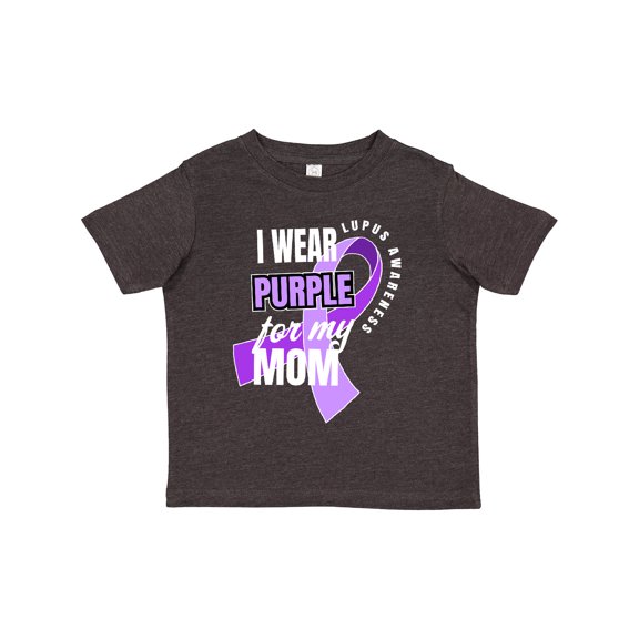 Inktastic I Wear Purple For My Mom Lupus Awareness Boys or Girls Toddler T-Shirt