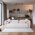 thumbnail image 4 of Ilios Innova | Sofá Gaia Beige 3 Plazas Grande con Diseño Moderno y Minimalista, Tapizado Suave Estilo Orgánico Contemporáneo con Cojines Incluidos., 4 of 9