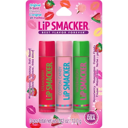 Lip Smacker Original and Best Lip Balm Trio (Best Lip Stain For Dark Skin)