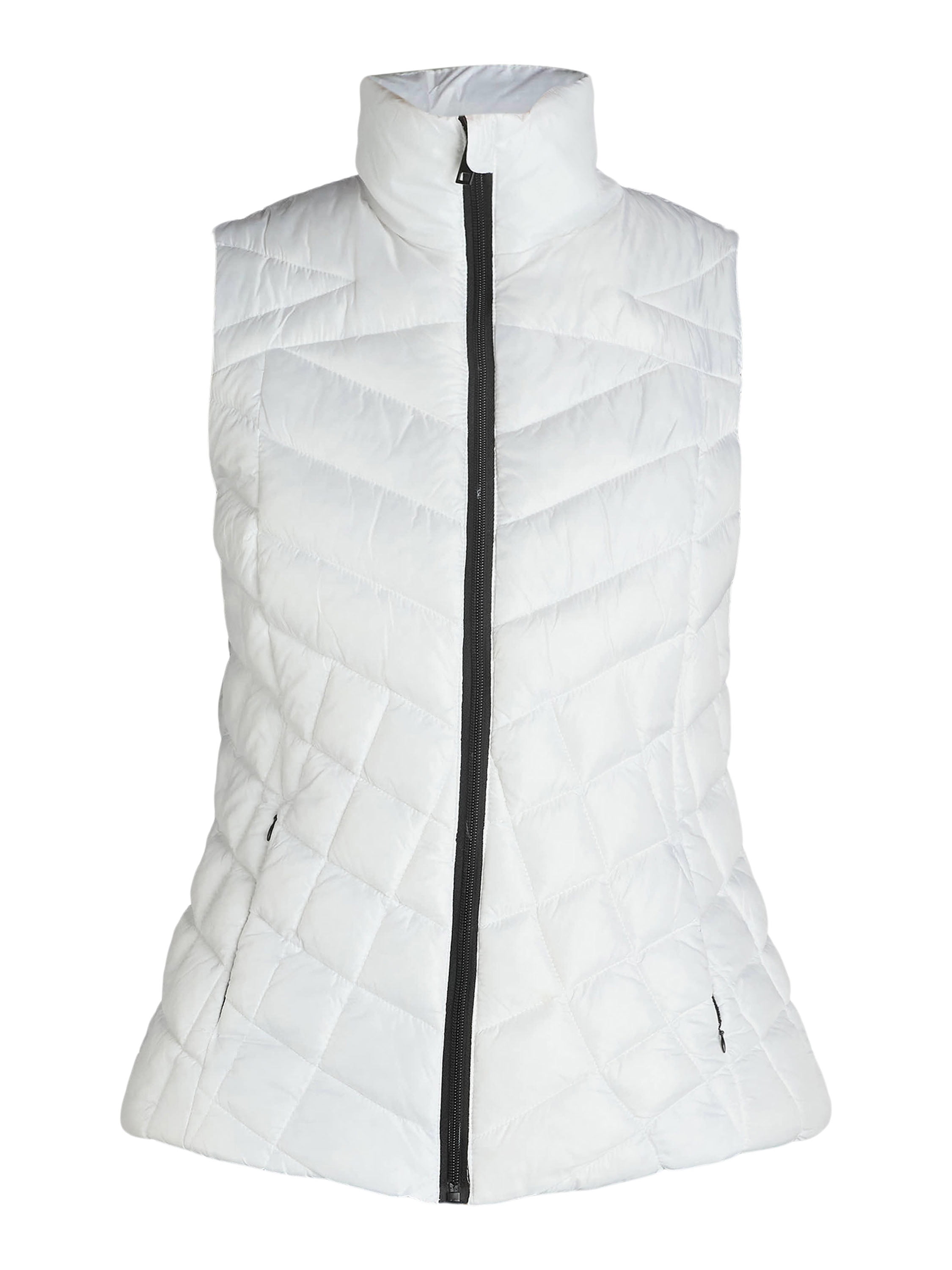 Big Chill Women's Chevron Quilted Puffer Vest, Midweight, Sizes S-3X