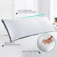 thumbnail image 4 of Premium Adjustable Loft Quilted Body Pillows Hypoallergenic Fluffy Pillow Quality Plush Pillow Down Alternative Pillow Head Support Pillow &#x&#, 4 of 6