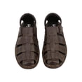 thumbnail image 4 of Huaraches Hombre Piel Natural Cómodos Velcro Vandana Sandalias cafe 26.5 VANDANA 164, 4 of 4