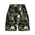 thumbnail image 3 of cocolona Womens Summer Casual Shorts Elastic Waist Drawstring Floral Vacation Beach Shorts Lounge Shorts Pants with Pockets, 3 of 5