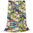 thumbnail image 2 of Manta de franela suave y cálida de Rugrats para dormitorio, sala de estar, dormitorio, durante toda la temporada, 2 of 5