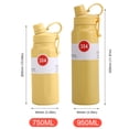 thumbnail image 2 of Botella de agua deportiva de 750ML/950ML, termo a prueba de fugas, tetera portátil, 2 of 3