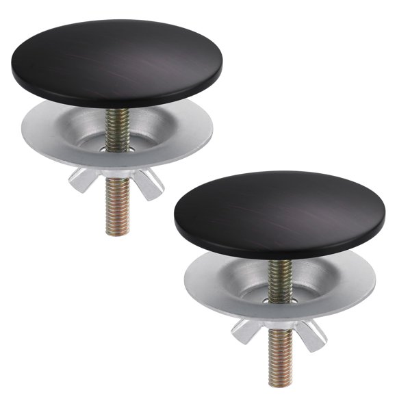 Funda para fregadero ALEASHA, 2 unidades, para fregadero de cocina, bronce frotado con aceite