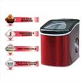 Frigidaire 26 lb. Countertop Ice Maker EFIC117SS, Red Stainless Steel