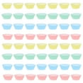 thumbnail image 1 of BRIGHTFUFU 300 piezas de vasos de papel para muffins, creativos para cupcakes, suministros para hornear, pasteles, postres, tazas (colores mezclados), 1 of 7