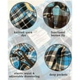 thumbnail image 4 of BROOKLYN VERTICAL 3-Pack Mens Sleep Pajama Pant|Soft Comfortable Cotton|Drawstring Pull|Pockets|Many Colors|Small-3XL, 4 of 4