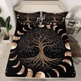 thumbnail image 2 of Feelyou Hippie Life Tree Bed Sheets, Mystic Stars Moon King Sheets, Bohemian Southwestern Sheet Set, Luxury Bedroom Decor, 4-Piece, 2 of 7