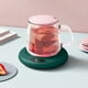 thumbnail image 1 of Mug Warmer for Desk | Coffee Cup Warmer 3 Temperature Settings 8H Auto Shut Off LCD Display | USB Powered | Fits Most Mugs | Home Office Use | 12x12cm | White Pink Green | 1pc, 1 of 6