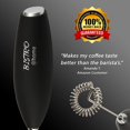 thumbnail image 7 of Bistro@Home Milk Frother Handheld, Frother for Coffee Drink Mixer Milk Foamer, Milk Frothers (Red), 7 of 7