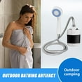 thumbnail image 2 of SharkTRUE Portable Camping Shower USB Rechargeable Electric Shower LO forGarden, 2 of 8