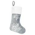 thumbnail image 1 of Gibobby Adornos navideños para calcetines, bolsas de regalo bordadas colgantes, medias estampadas, medias navideñas para (Silver), 1 of 4