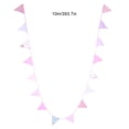 thumbnail image 7 of Fabric Banner Colored Pennant Flag Triangle Bunting Hanging For Birthday  ( Flower Pattern8 ), 7 of 7