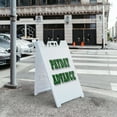 thumbnail image 5 of A-frame Sidewalk Payday Advance 24" x 36" Double Sided A-Frame Sidewalk Sign, Includes 2 Installed Vinyl Decals | Foldable Portable White Signicade Sandwich Board Signs, 5 of 5