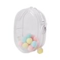 thumbnail image 2 of Bolsa transparente para exhibir figuras, estuche para guardar minifiguras y pelotas blandas para coleccionistas. Blanco, 2 of 9