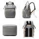 thumbnail image 3 of Carevas Mochila, botellas termales portátiles con USB de puerto bebé mami con Qisuo resistente al agua bebé mami puerto 3 pañales térmicos bebé resistente al agua, 3 of 8