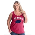 thumbnail image 1 of Normal is Boring - Women's Plus Size Tank Top, up to Size 28 - Alaska Flag, 1 of 5