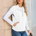 thumbnail image 5 of WTOBBY Cardigan For Women Long Sleeve Casual Tops, Open Front Solid Knit Sweater Vest, Lightweight Layering Piece for Indoor and Outdoor Daily Fashion,White S, 5 of 5