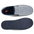 thumbnail image 4 of Hanes Men's Closed Back Slipper Shoe - Memory Foam with Indoor Outdoor Sole, 4 of 8