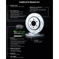 thumbnail image 4 of R1 Concepts Rear Brakes and Rotors Kit |Rear Brake Pads| Brake Rotors and Pads| Performance Sport Brake Pads and Rotors|fits 2013-2018 Ford C-Max, Escape, Transit Connect, 4 of 5