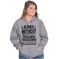 thumbnail image 3 of A Day Without Video Games Zip Up Hoodie Men's Women's Brisco Brands M, 3 of 6