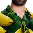 thumbnail image 5 of Banana Men's Hawaiian Print Casual Button Down Short Sleeve Summer Beach Shirt - Unisex, 5 of 6