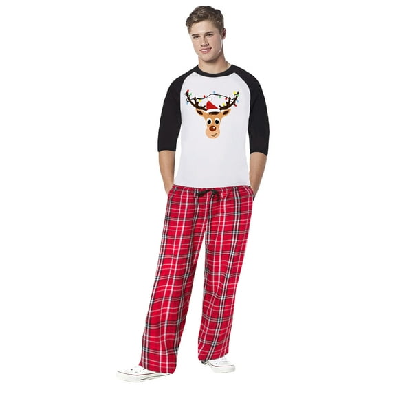 Awkward Styles Family Christmas Pajamas for Men Xmas Deer Xmas Men Sleepwear Pajamas Set Mens Pajama Sets