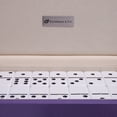 thumbnail image 7 of Silverman & Co. Double 6 Large White Domino Set - Purple Case, 7 of 7