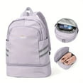 thumbnail image 1 of Super-Capacity Folding Backpack with Dry/Wet Compartment - Perfect for Travel!, 1 of 5