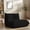 Black, variant on Loveseat Floor Sofa Chair, Oversized Lazy Bean Bag Couch for Living Room, Bedroom, Game Room, Soft Plush, Ergonomic, No Assembly, Burgundy