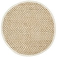 thumbnail image 5 of SAFAVIEH Natural Fiber Houston Braided Jute Area Rug, Ivory/Natural, 6' x 9', 5 of 11
