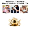 thumbnail image 6 of KAKOWELY Stainless Steel Tea Strainer for Loose Tea Golden Color Small Size Lightweight Portable, 6 of 8