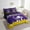 Purple Yellow, variant on Football Bed in a Bag Twin 7 Piece,Sports Bedding Sets,American Football Fans Comforter Set with Sheets Rugby Player Blue Purple Bed Set Football Lovers Sheets (Chicago)