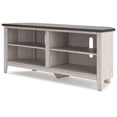 thumbnail image 3 of Signature Design by Ashley Casual Dorrinson Corner TV Stand  Two-tone, 3 of 9
