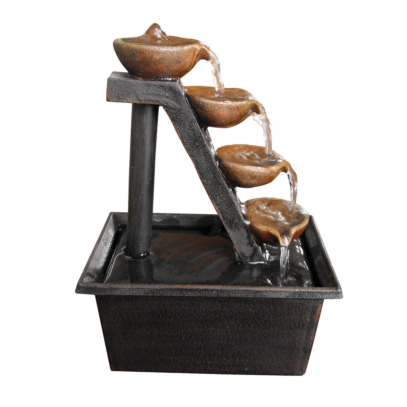 Alpine 4-tiered Step Tabletop Fountain by Overstock