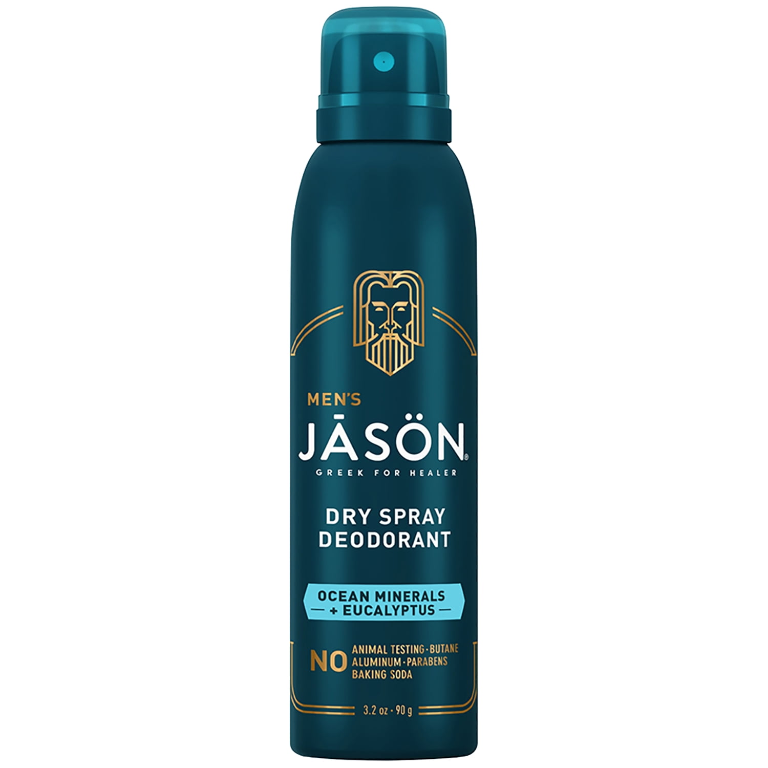 Jason Men's Ocean Minerals + Eucalyptus Dry Spray Deodorant, 3.2 oz