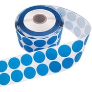 1 Inch Blue Round Color Coding, DaKuan Circle Dot Labels, 2500 Stickers Per Roll