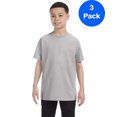 thumbnail image 1 of Hanes Youth Authentic-T T-Shirt - 54500 (Pack Of 3), 1 of 1