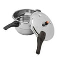 thumbnail image 1 of Autocuiseur, Pot à Pression Multifonctionnel en Aluminium Inoxydable Poli avec Grille de Cuisson à la Vapeur pour Induction Électrique Gaz, 1 of 8