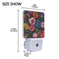 thumbnail image 4 of Yayeee LED Plug in Night Light for The Home with Auto Dusk to Dawn Light Sensors, 2 Pack, Vibrant Blooming Flowers, 4 of 6