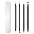 thumbnail image 1 of Pimple Popper Tool Kit, Comedone Blackhead Remover Zit Blackhead Extractor Tool for Nose Face, Blackhead Needle Acne Needle Beauty Tool Candy Color Tool Kit. (4Pcs Set) (Green), 1 of 3
